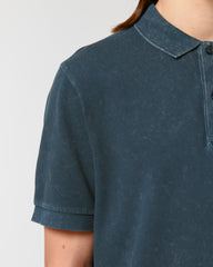 Unisex vintage polo om te personaliseren - 27