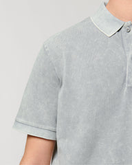 Unisex vintage polo om te personaliseren - 3