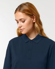 Personaliseerbare unisex polo met lange mouwen - 7