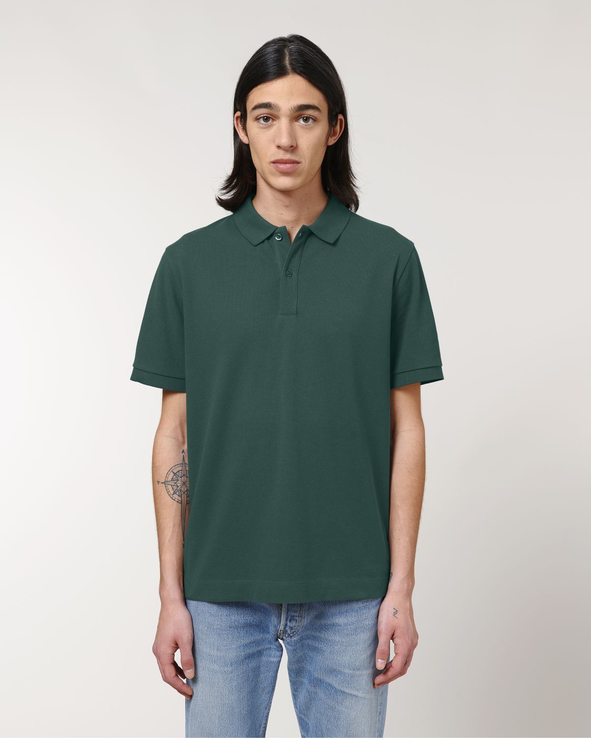 Personaliseerbare unisex polo van biologisch katoen - 13