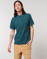 Personaliseerbare unisex polo van biologisch katoen - 11