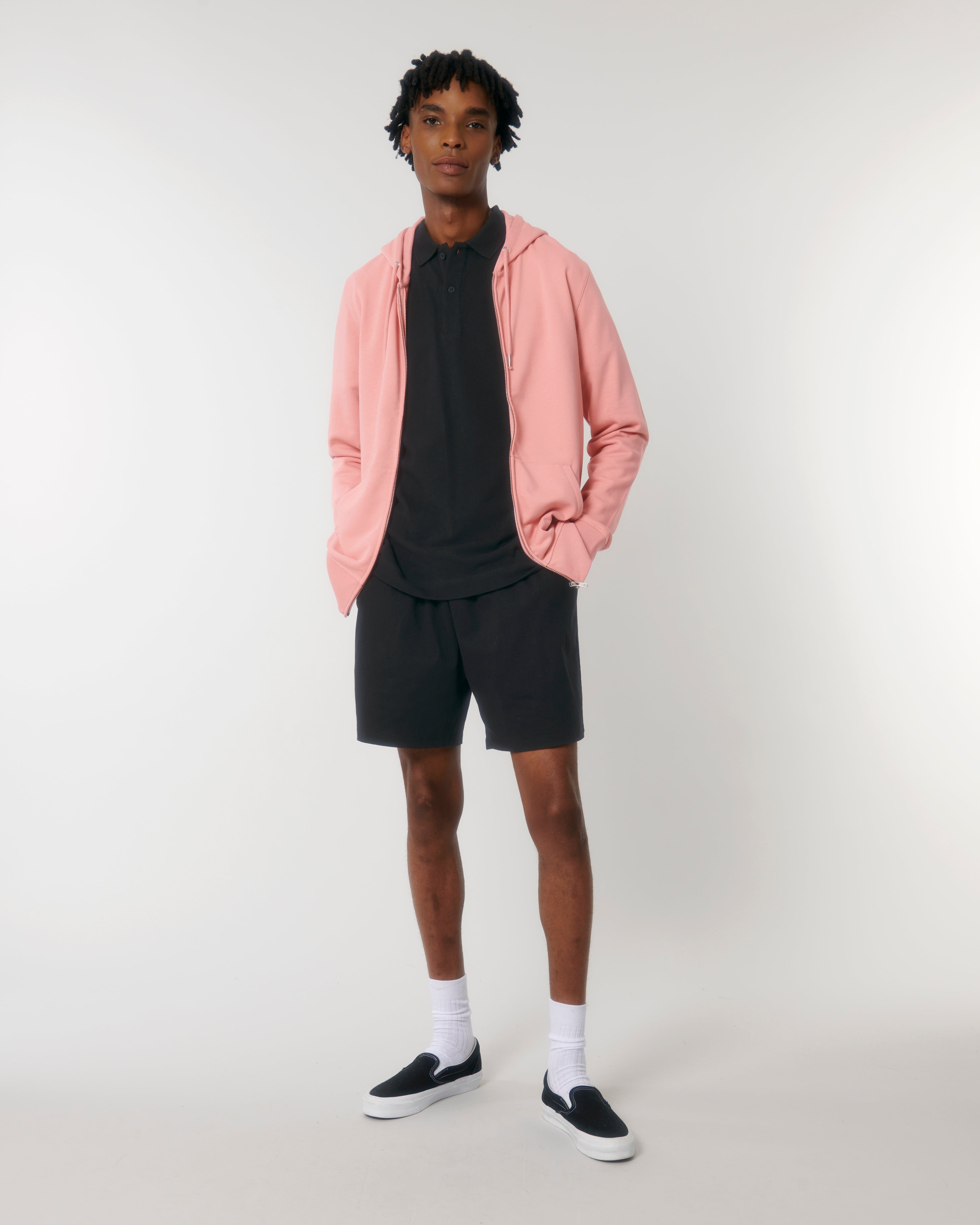 Personaliseerbare unisex rits-sweater in biologisch katoen - 13