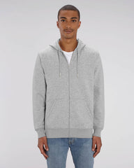 Personaliseerbare unisex rits-sweater in biologisch katoen - 8