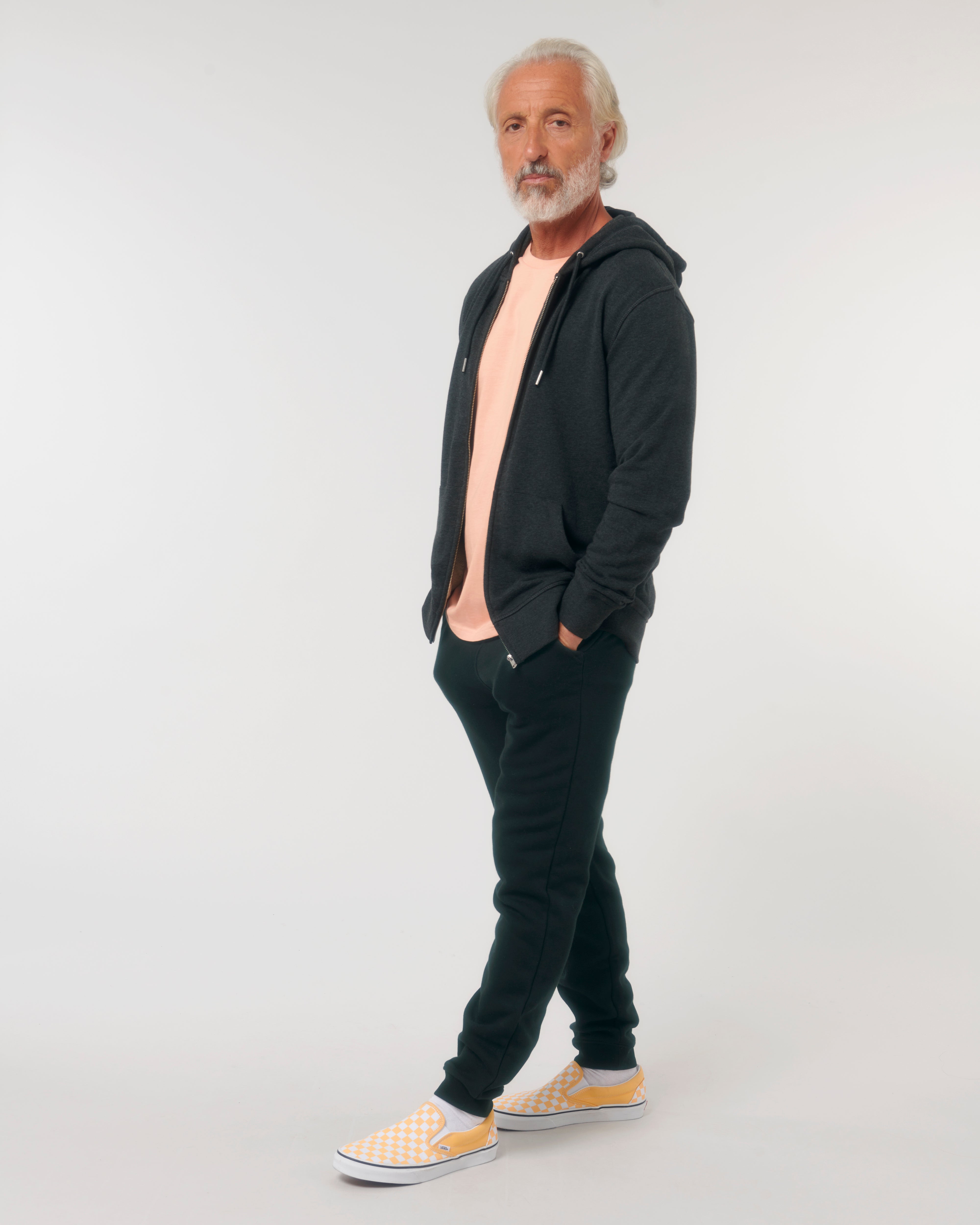 Personaliseerbare unisex rits-sweater in biologisch katoen - 20