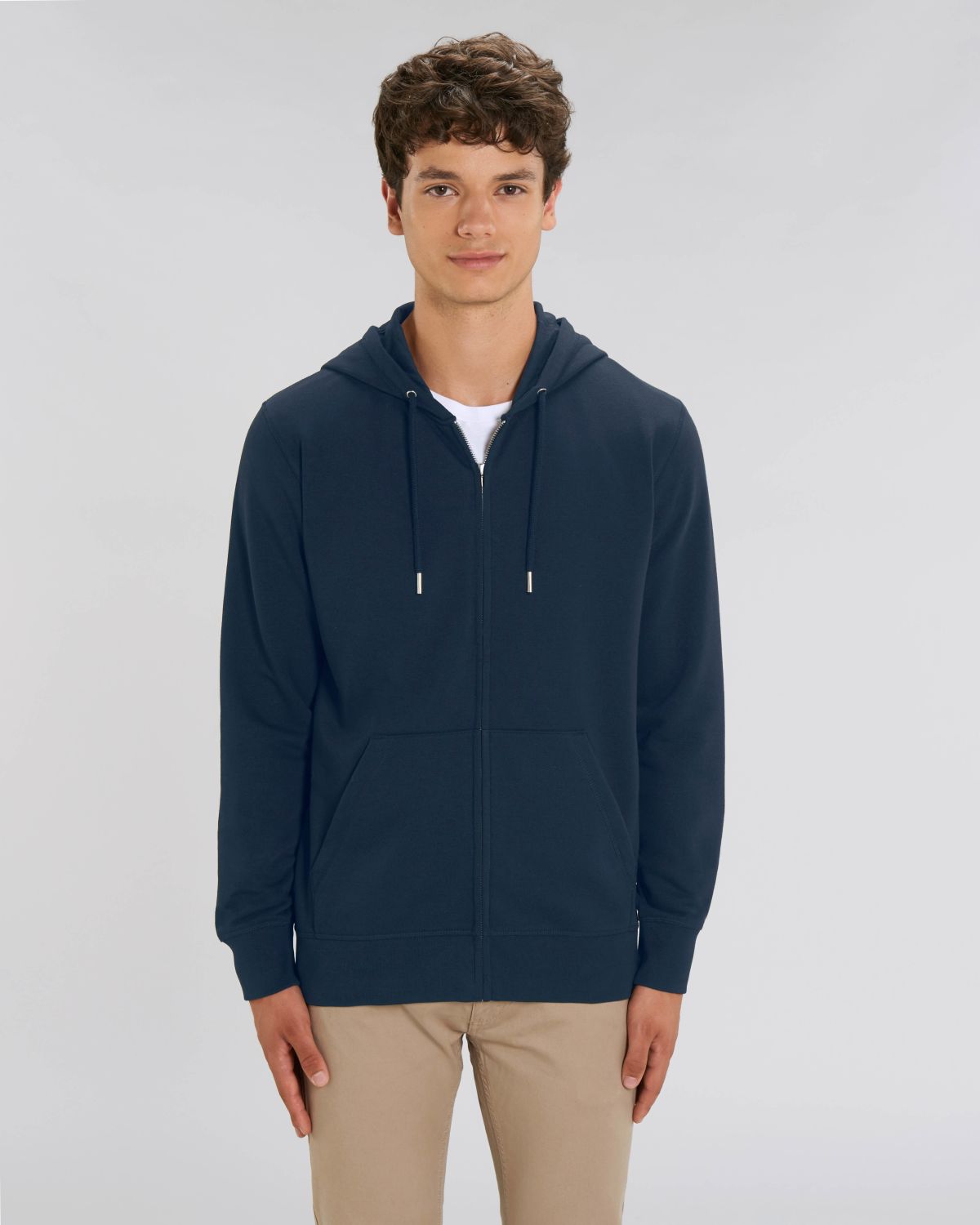 Personaliseerbare unisex rits-sweater in biologisch katoen - 5
