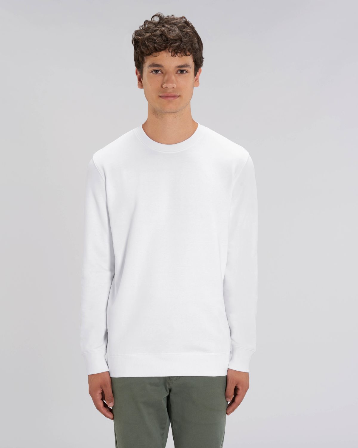 Personaliseerbare premium sweater met ronde hals, unisex, in biologisch katoen - 2