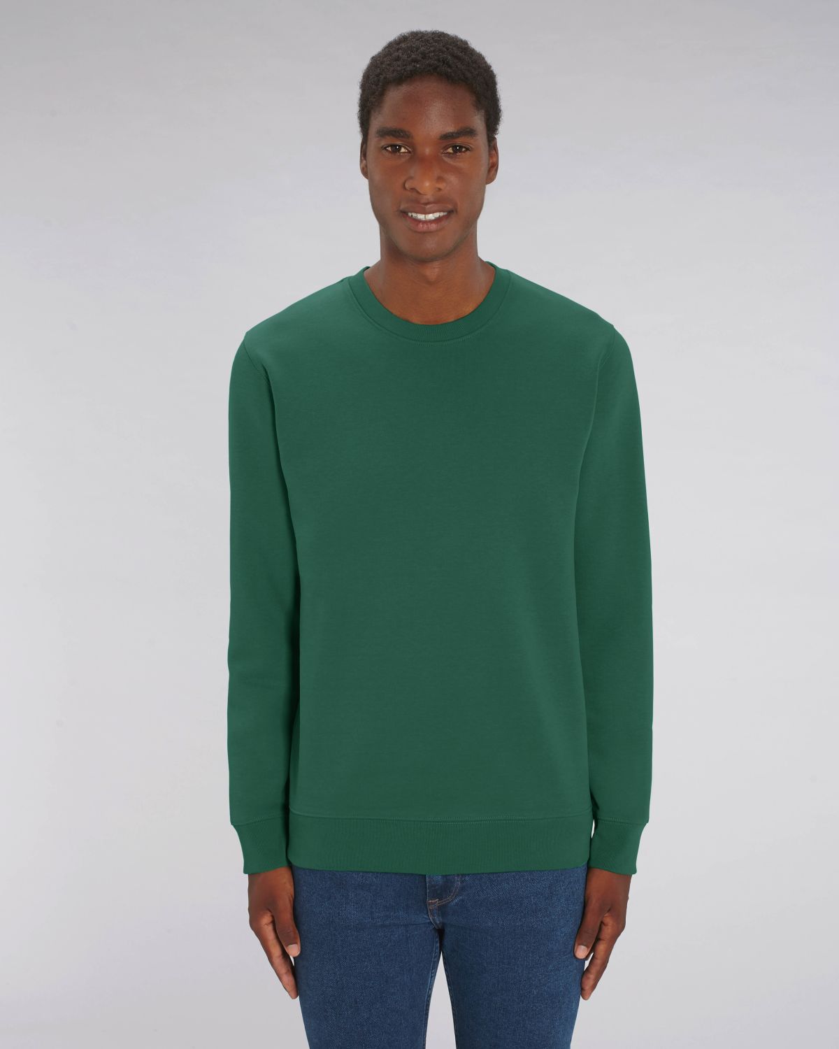 Personaliseerbare premium sweater met ronde hals, unisex, in biologisch katoen - 4
