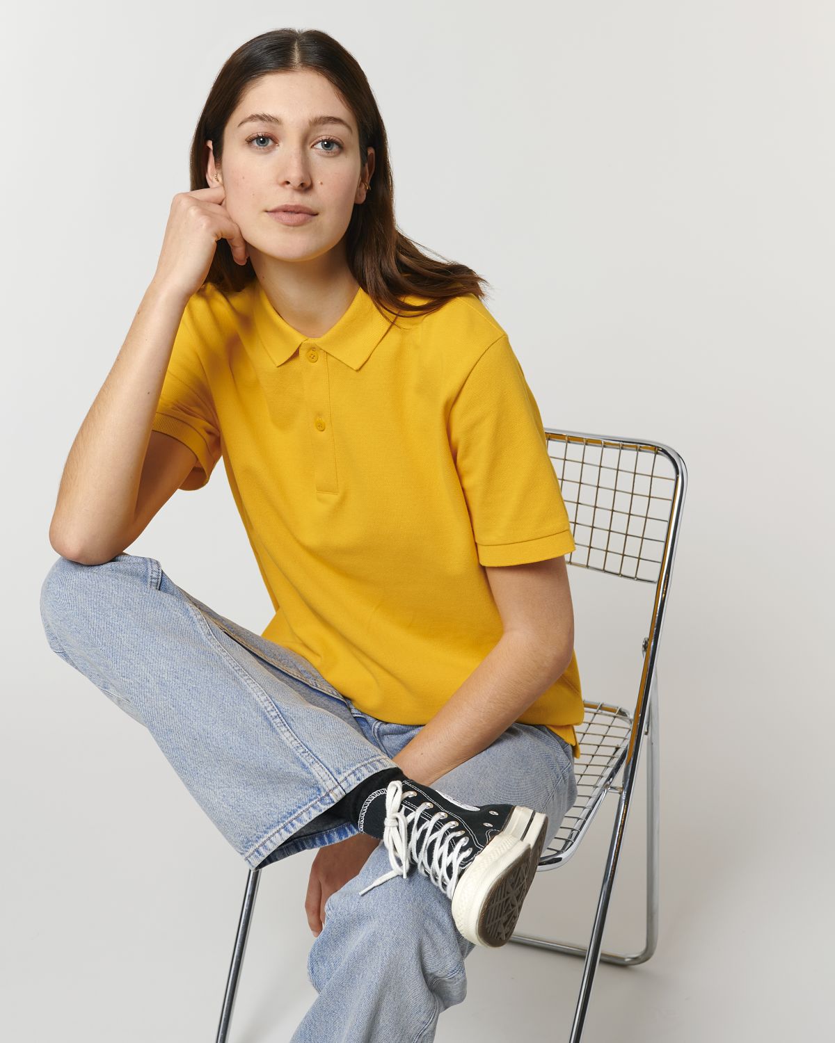 Personaliseerbare unisex polo van biologisch katoen - 15