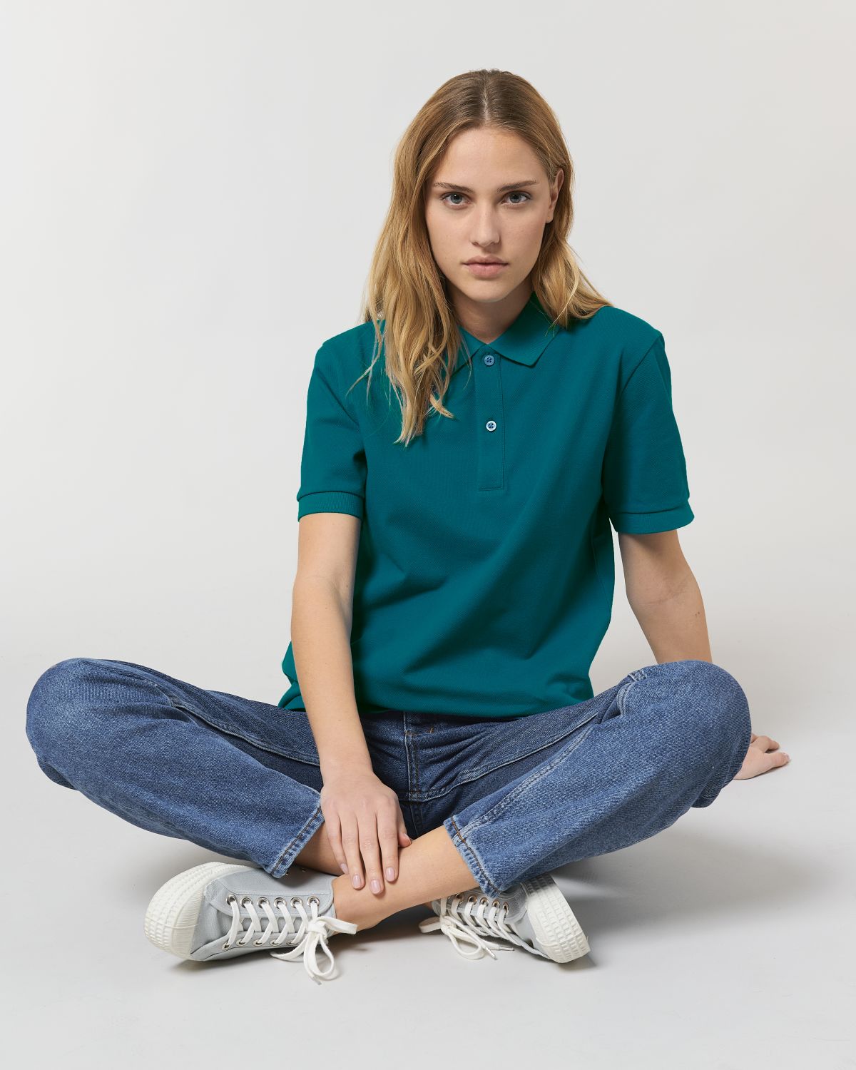 Personaliseerbare unisex polo van biologisch katoen - 12
