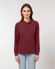 Personaliseerbare unisex polo met lange mouwen - 9
