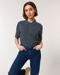 Unisex vintage polo om te personaliseren - 24