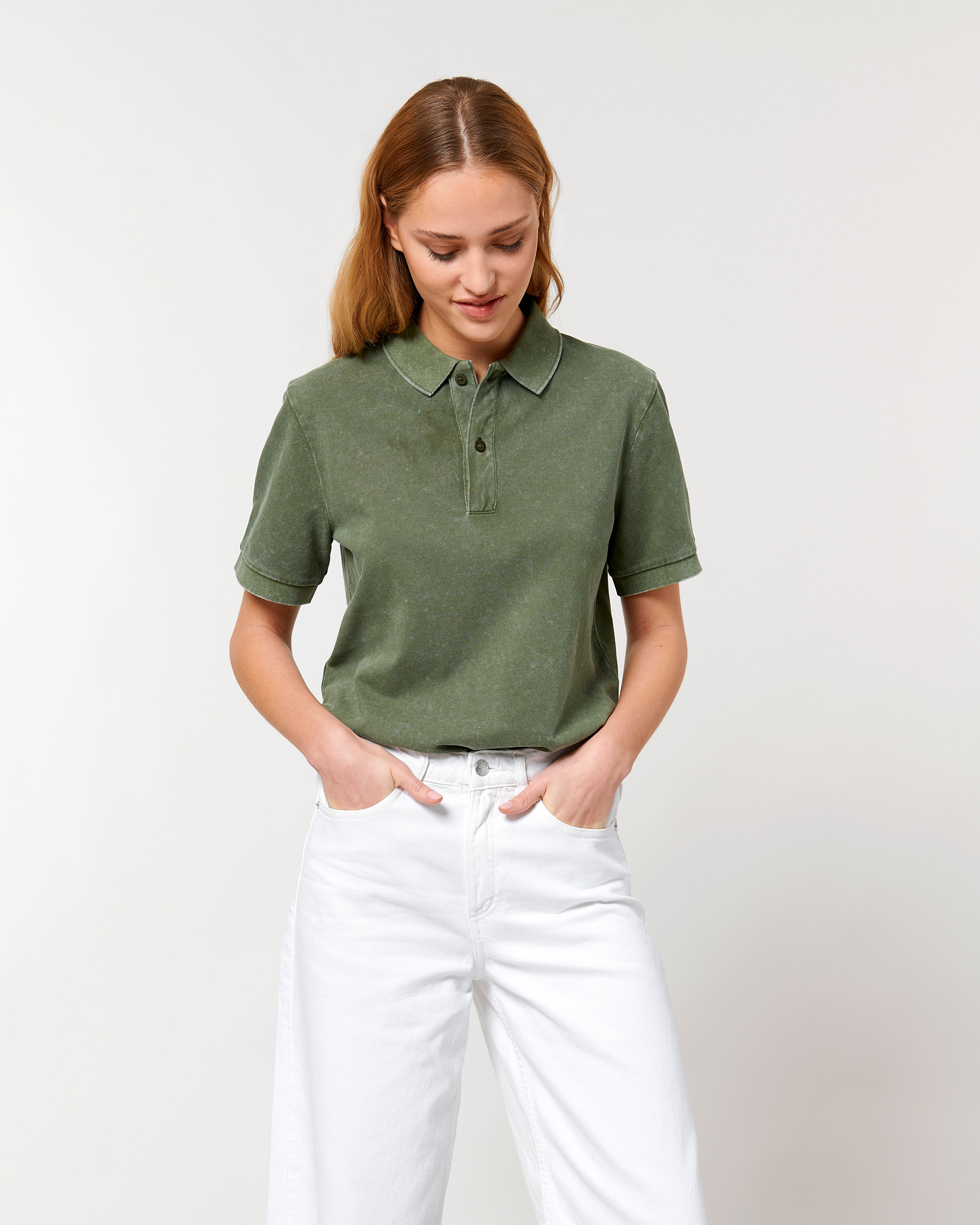 Unisex vintage polo om te personaliseren - 12