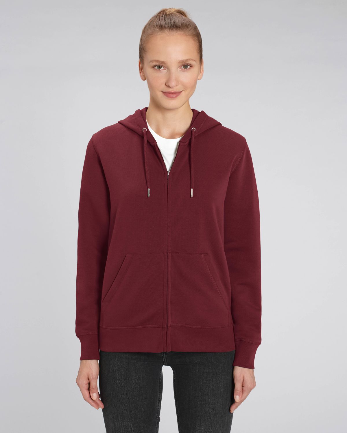 Personaliseerbare unisex rits-sweater in biologisch katoen - 7