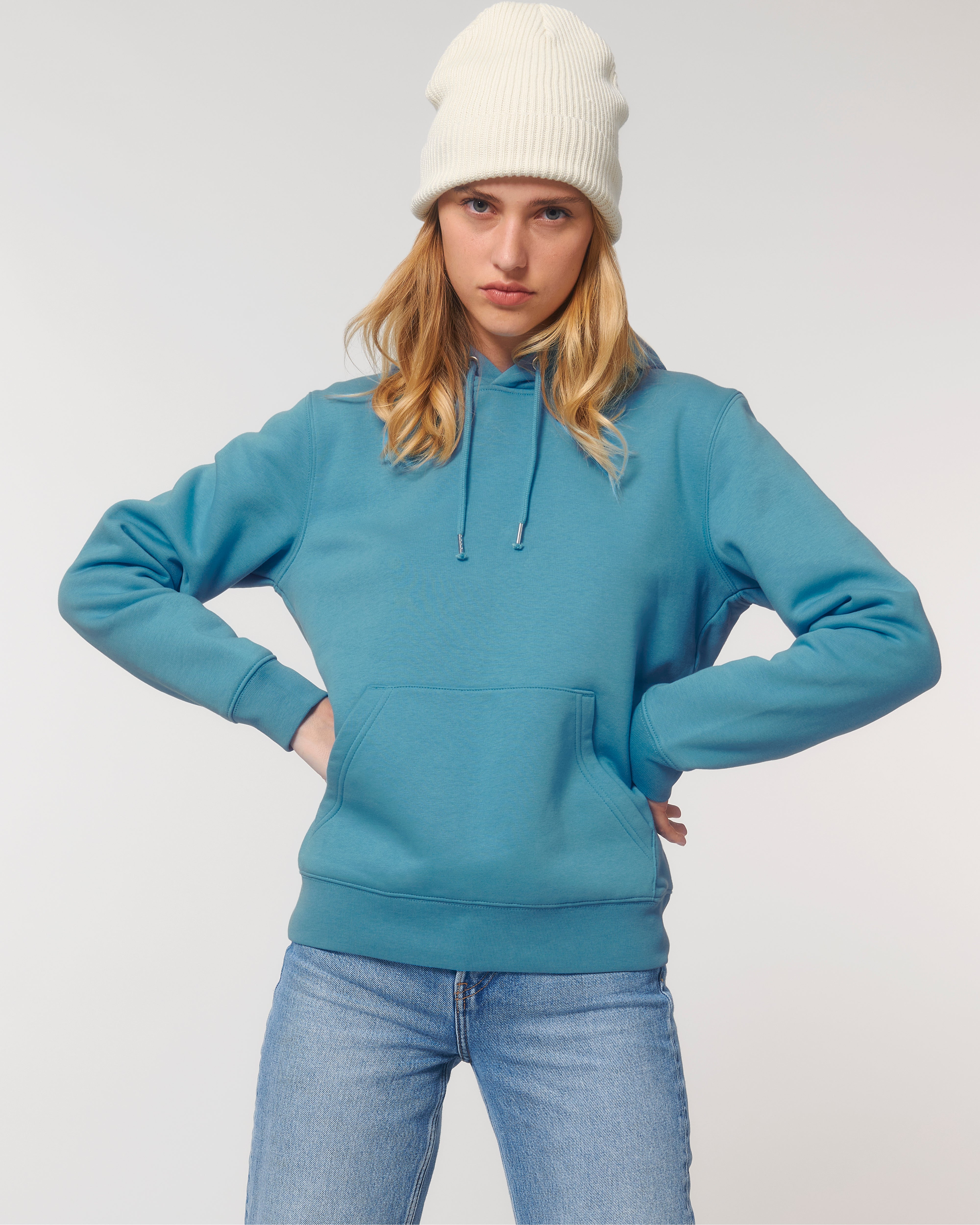 Iconische personaliseerbare hoodie in biologisch katoen - 26