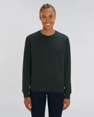 Personaliseerbare premium sweater met ronde hals, unisex, in biologisch katoen - 1
