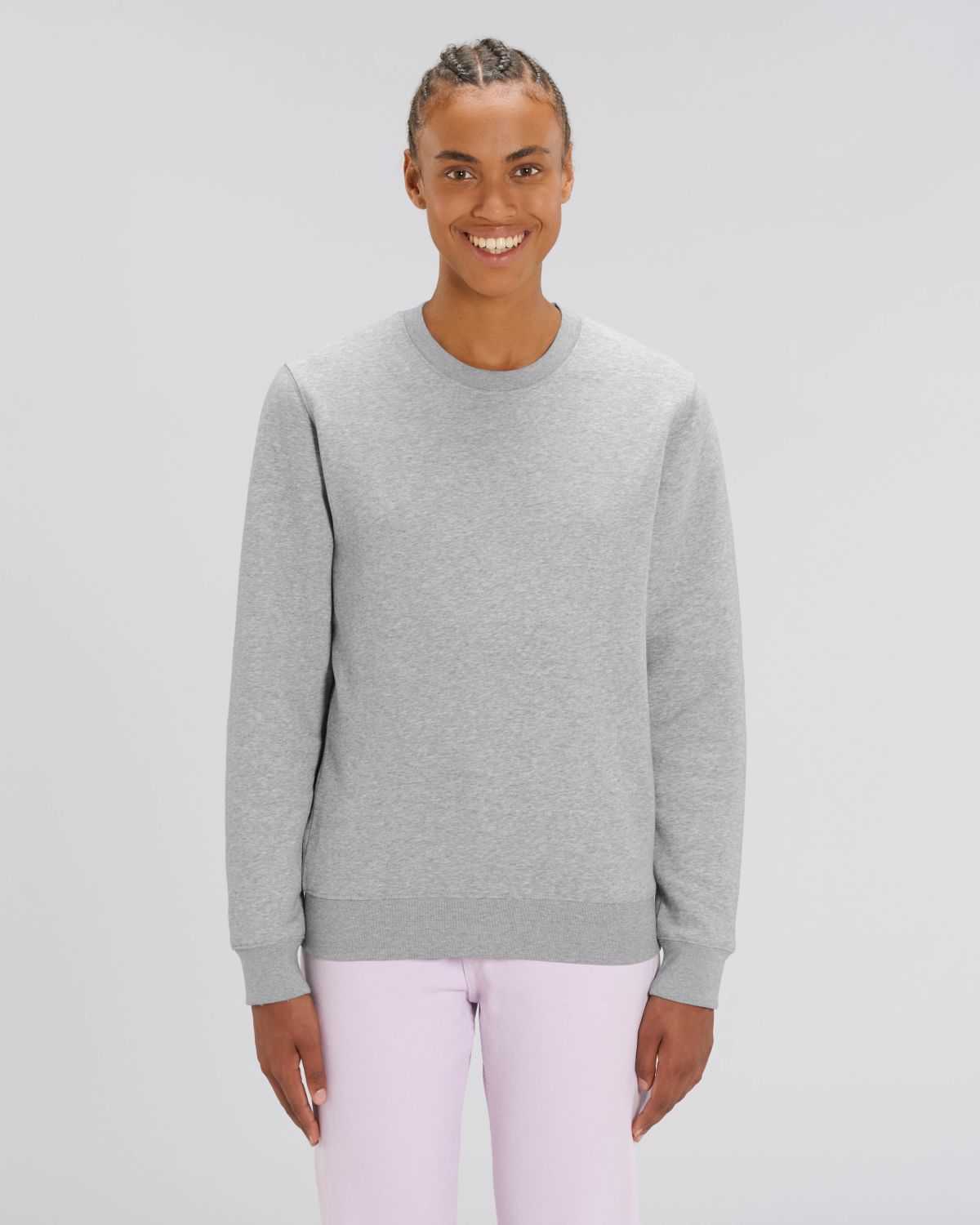 Personaliseerbare premium sweater met ronde hals, unisex, in biologisch katoen - 5