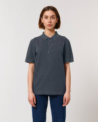 Unisex vintage polo om te personaliseren - 23