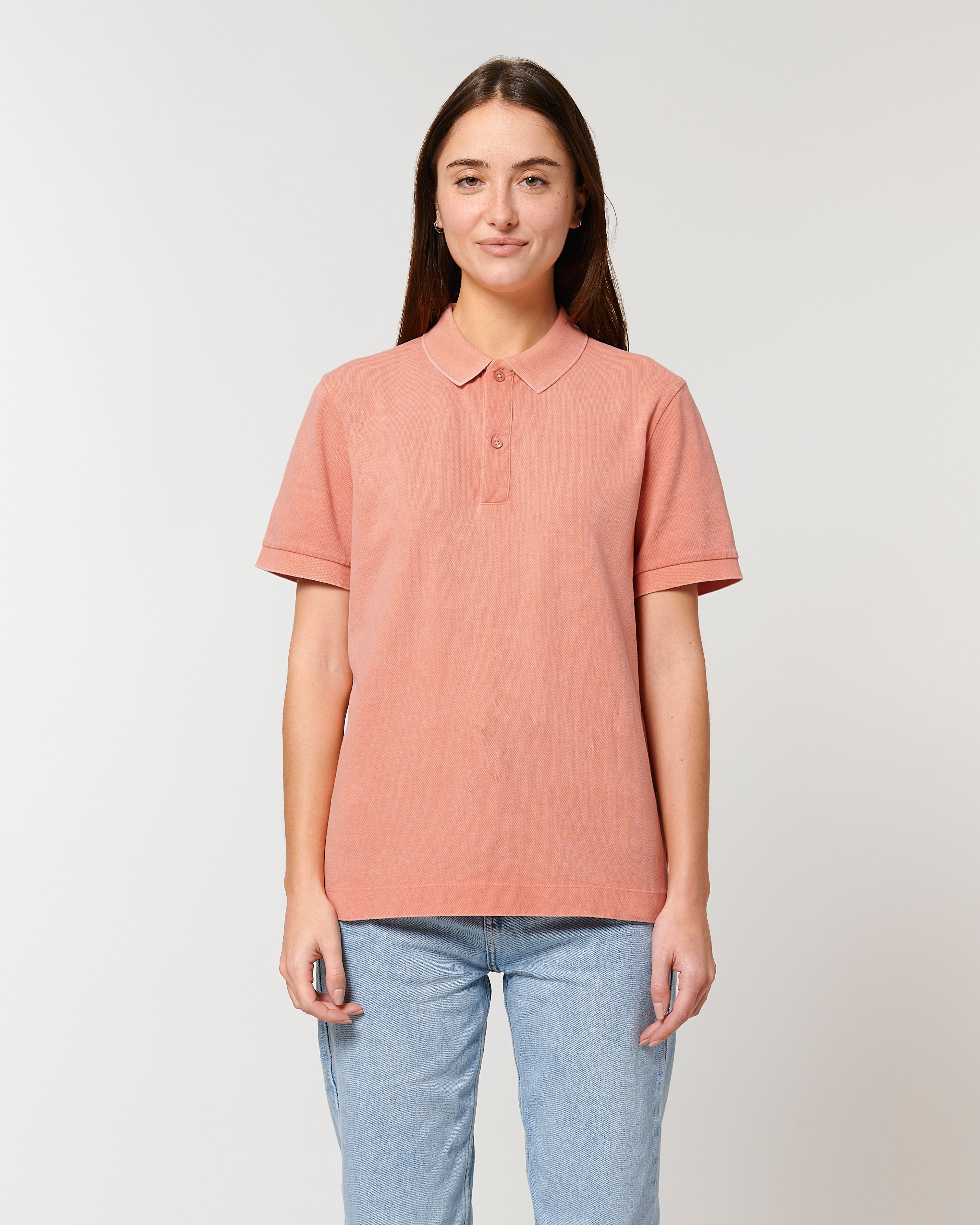 Unisex vintage polo om te personaliseren - 17