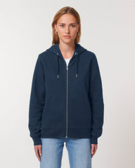 Personaliseerbare unisex dikke hoodie met rits - 4