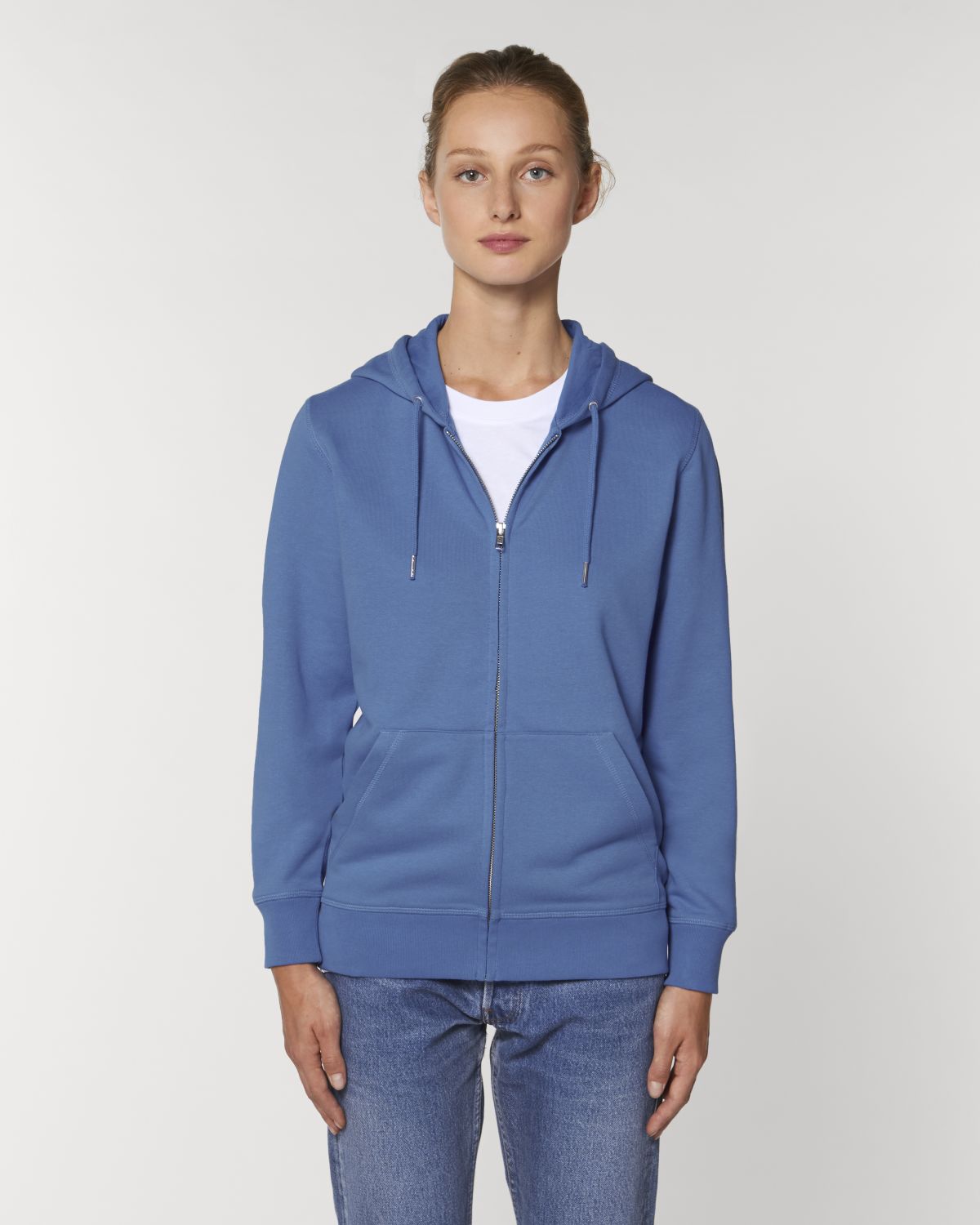 Personaliseerbare unisex rits-sweater in biologisch katoen - 4