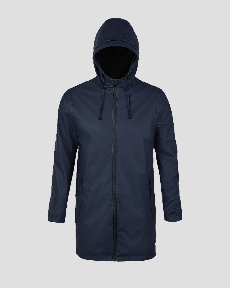 Waterdichte gerecyclede unisex parka, personaliseerbaar - 1