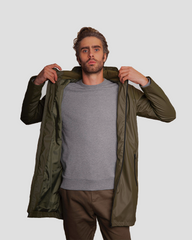 Waterdichte gerecyclede unisex parka, personaliseerbaar
