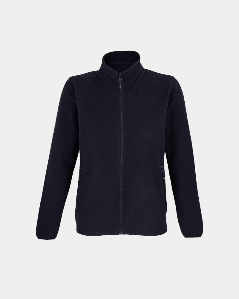 Veste micropolaire recyclée femme à personnaliser - Marine