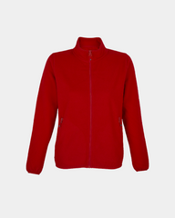 Veste micro polaire homme recyclé personnalisable - Rouge