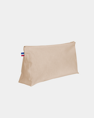 Toilettas made in France, personaliseerbaar - Naturel